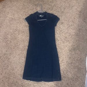 faux denim dress